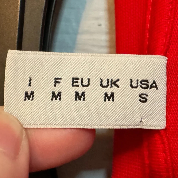 Moschino Swim Shirt Size Small Women's Red Sunny Milano Graphic  Summer Designer - Picture 10 of 14